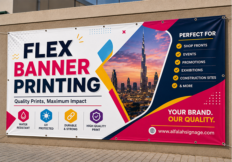 Banner Printing with Al Falah Advertising